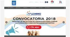 Desktop Screenshot of indes.gob.sv